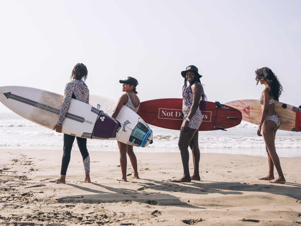 INTRODUCING THE HURLEY X BLACK GIRLS SURF COLLECTION