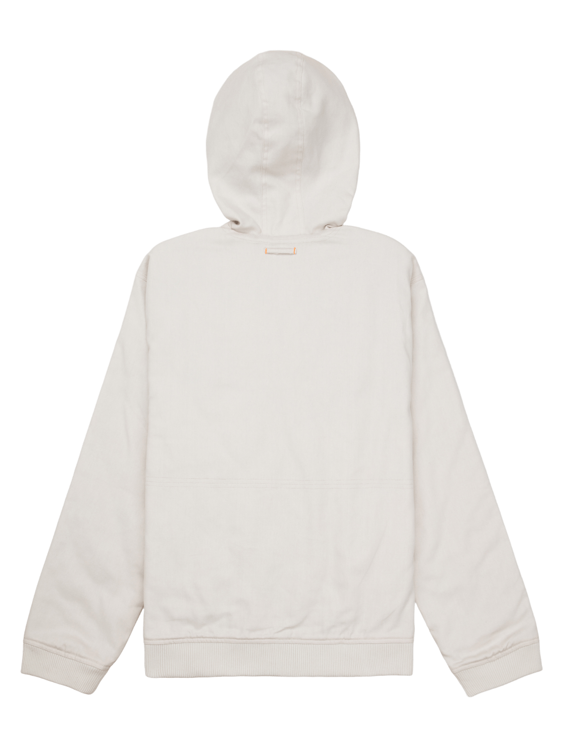 Beige hoodie on a white background