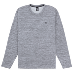 Gray long-sleeve shirt on a white background
