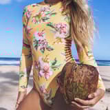 Malia Long Sleeve Zip Back Moderate Surf Suit