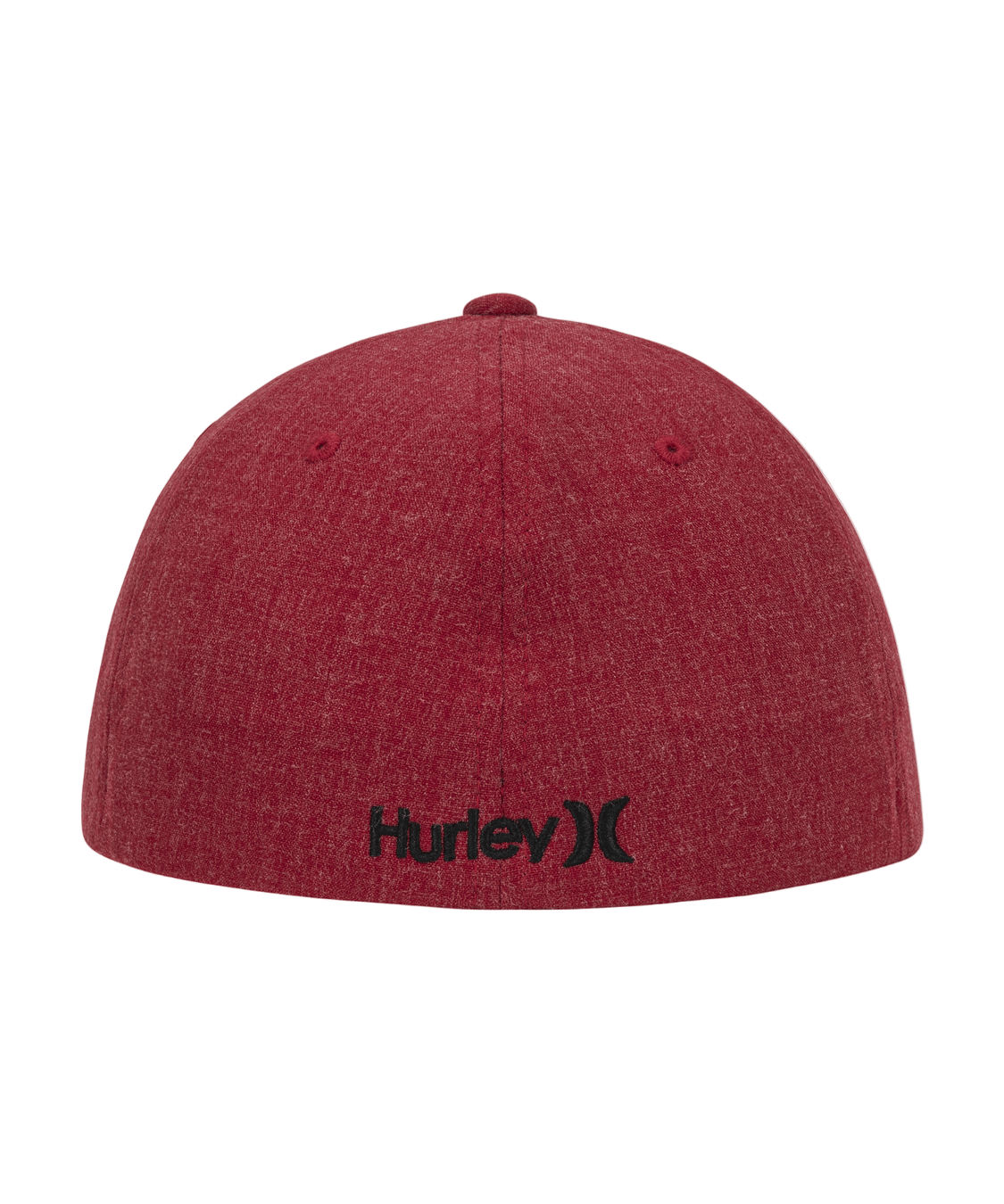 Red cap with Hurley logo on a white background