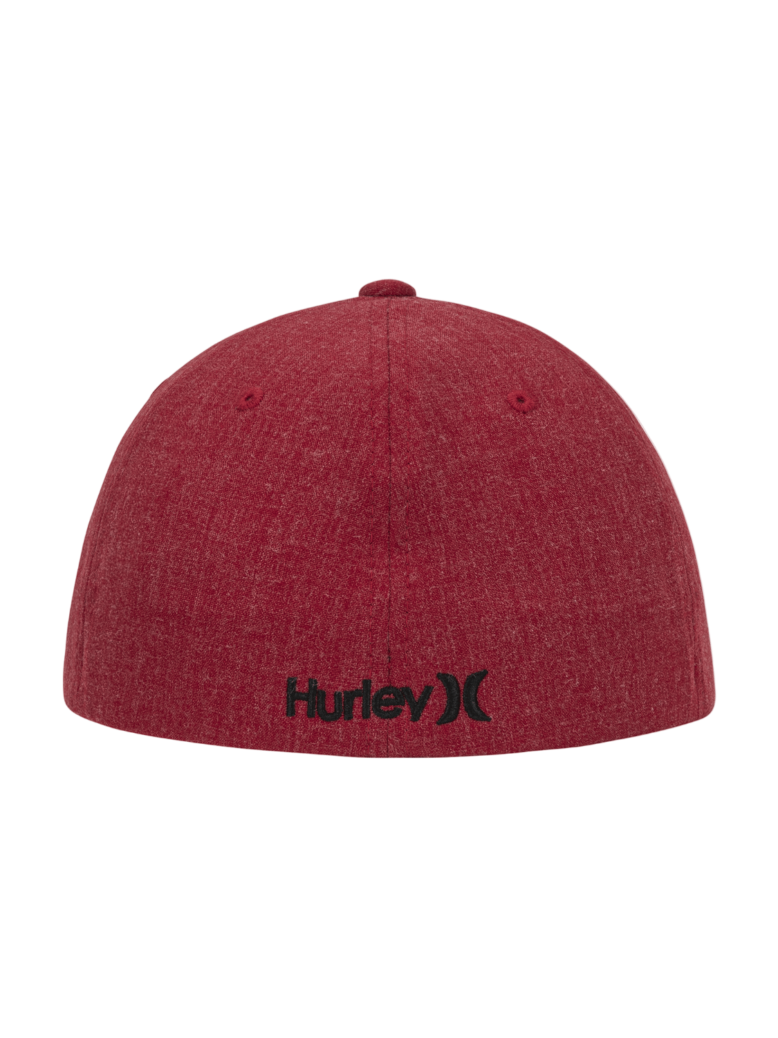 Red cap with Hurley logo on a white background