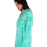 Daisy Burst Hooded Coverup