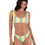 Stripe Crochet Scrunch Moderate Bottom
