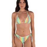 Stripe Crochet Scrunch Cheeky Bottom