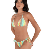 Stripe Crochet Scrunch Cheeky Bottom