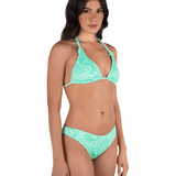 Daisy Burst Knot Triangle Top