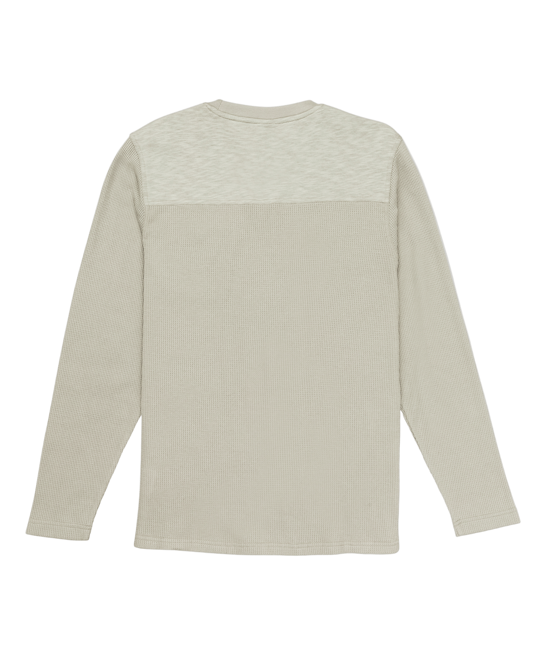 Beige long-sleeve shirt on a white background