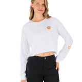 Eagles High L/S Crop Tee