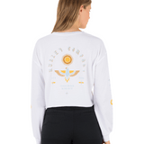 Eagles High L/S Crop Tee