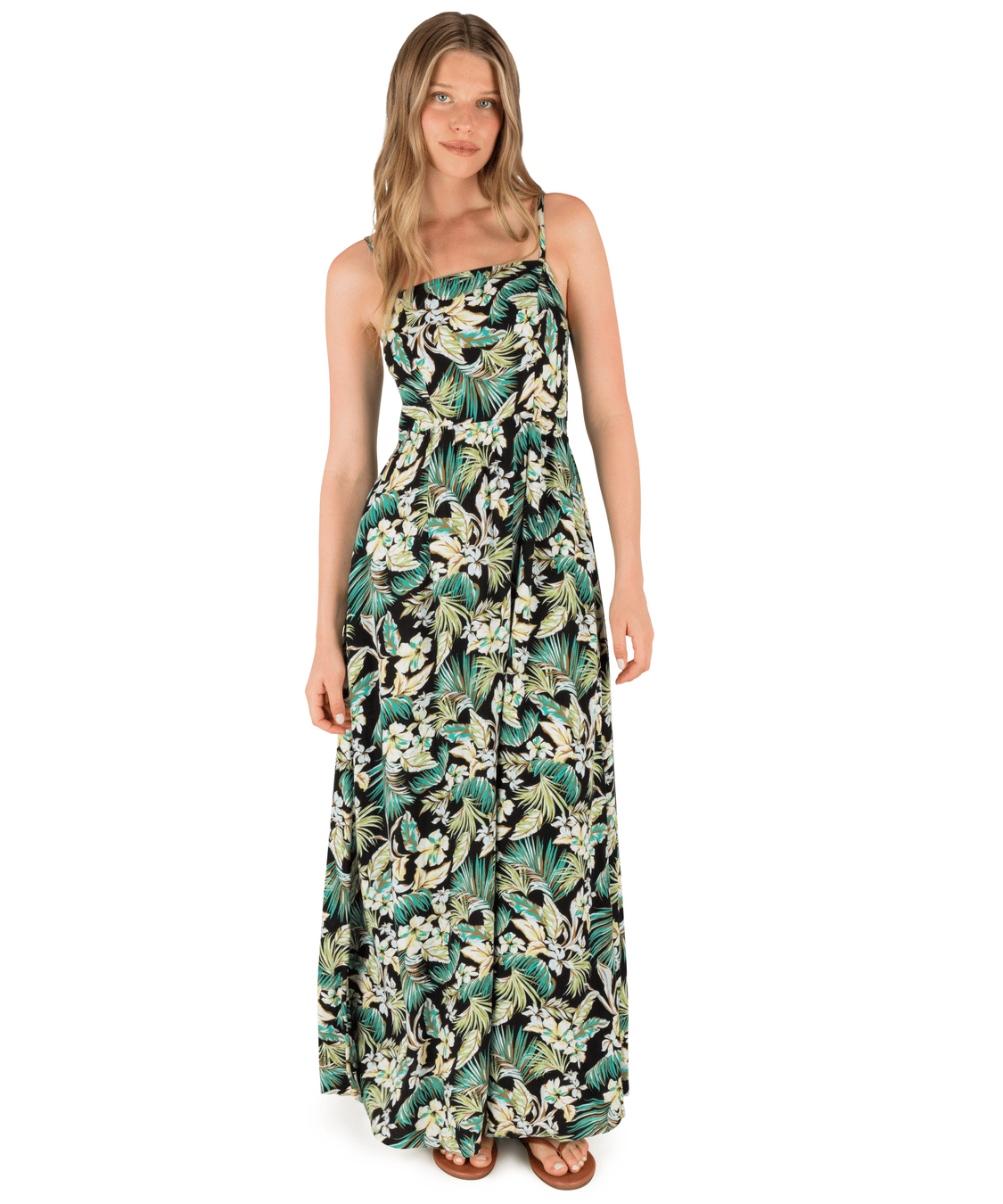 Fall Palms Maxi Dress