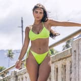 Solid Adjustable Bikini Top