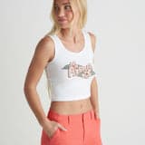 Aloha Scoop Crop Tank