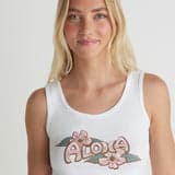 Aloha Scoop Crop Tank