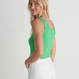 Three Days Scoop Crop Tank