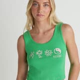 Three Days Scoop Crop Tank