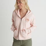 Shell Yeah Crop Zip Hoodie